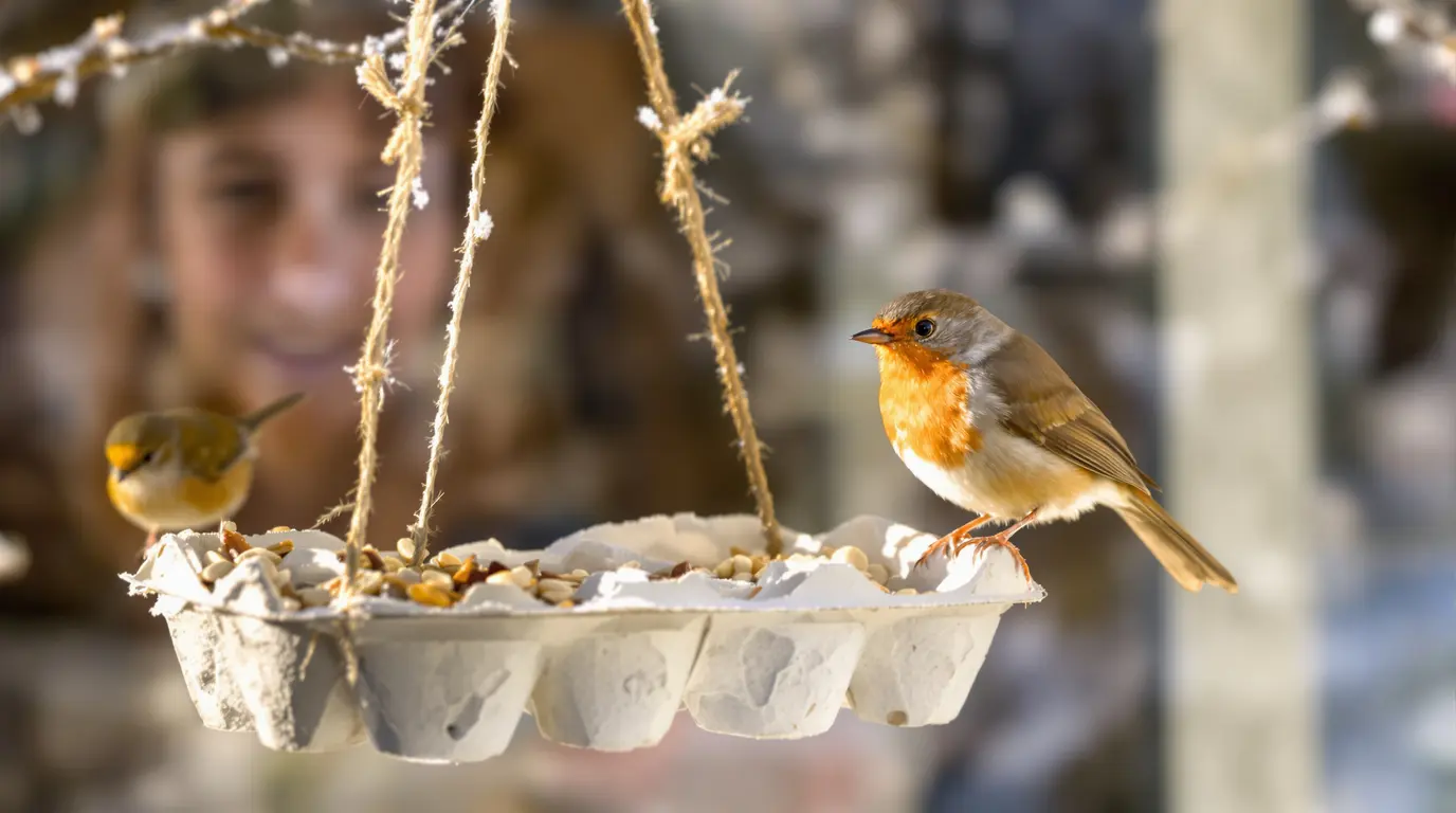 Ne jetez plus vos vieilles boîtes d’œufs : au jardin, elles attirent les oiseaux tout l’hiver Ne jetez plus vos vieilles boîtes d’œufs : au jardin, elles attirent les oiseaux tout l’hiver