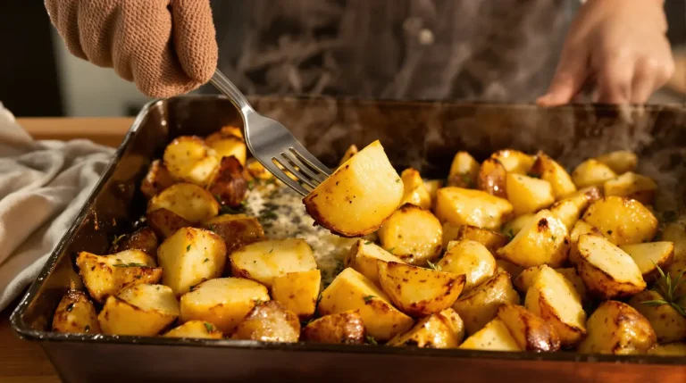 Pommes de terre au four : j’utilise cette astuce simple pour les rendre bien croustillantes à tous les coups